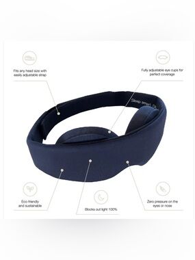 Dagsmejan Black-out sleep mask